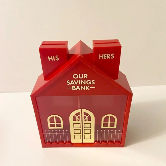 Vintage JSNY  His N Hers Savings Bank Trick Coin Bank - Picture 10 of 14